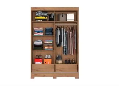 Guarda Roupa 2 Portas 2 Gavetas com Espelho - Oferta!! - Foto 3