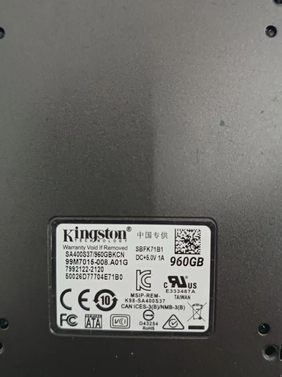 SSD KINGSTON 960GB sata 3 ultra rápido  - Foto 2