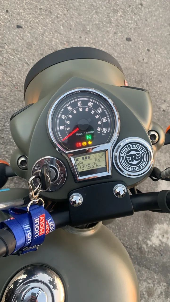 Royal enfield Classic Exército temática  - Foto 4