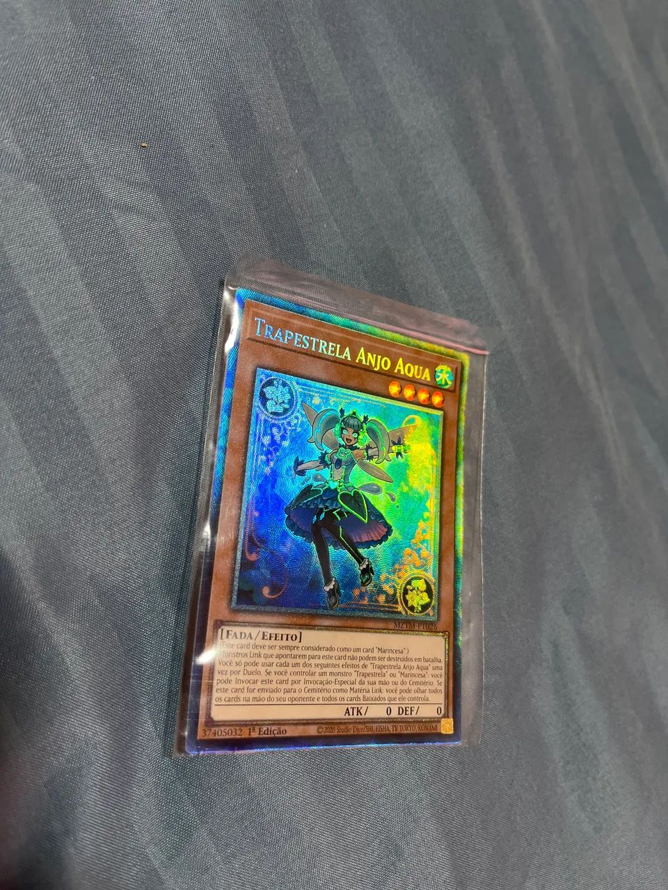 Trapestrela anjo aqua Cellector?s rare 