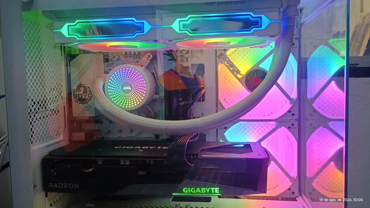Pc gamer AMD com Rx 7600 Gigabyte - Foto 5