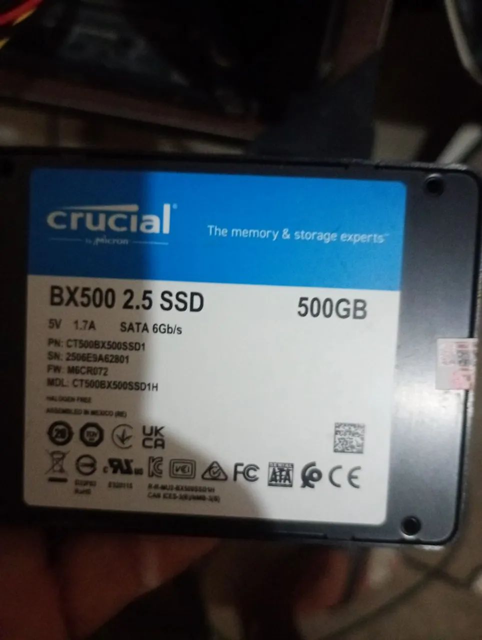 Pra vender logo ssd 500 