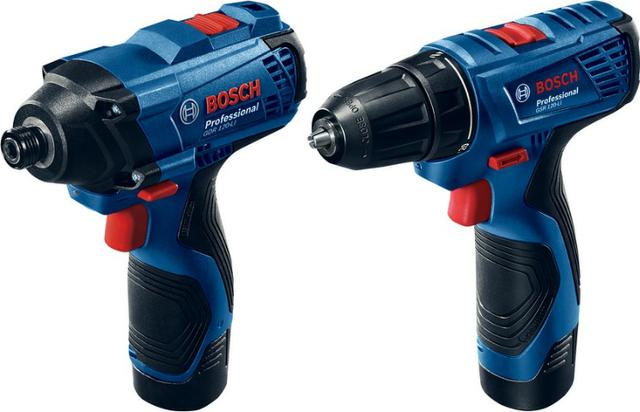 Combo parafusadeira/ furadeira a bateria 12V Bosch