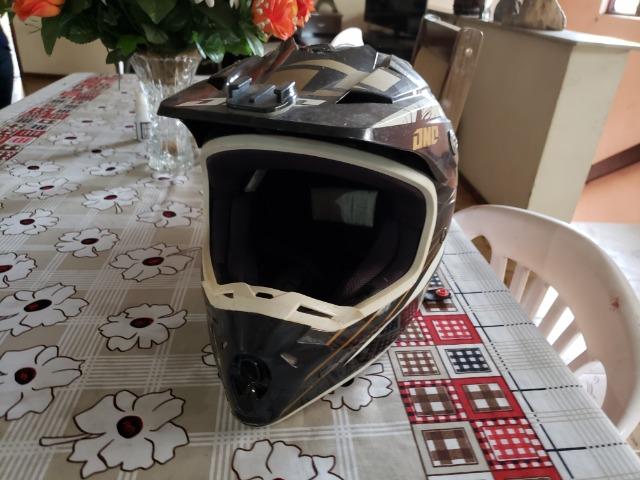 Capacete ONE motocross trilha moto - Foto 3