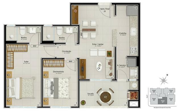 Residencial Porto da Areias em Sao Jose - Foto 13