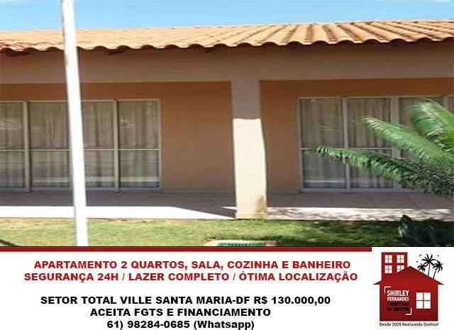 Excelente Apartamento 2 Quartos Setor Total Ville-DF - Foto 9