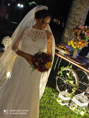 Vestido de Noiva - Maravilhoso!!! - Foto 3