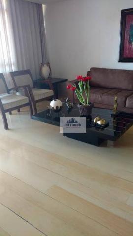 Ótimo apartamento frente mar, muito amplo beirando 280 m2, mobiliado, com sala, sala intim - Foto 8