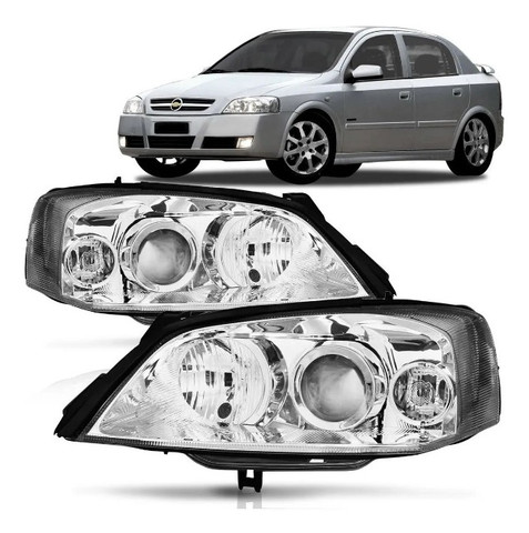 Farol astra cromado 2003 2004 2005 2006 2007 2008 2009 2010
