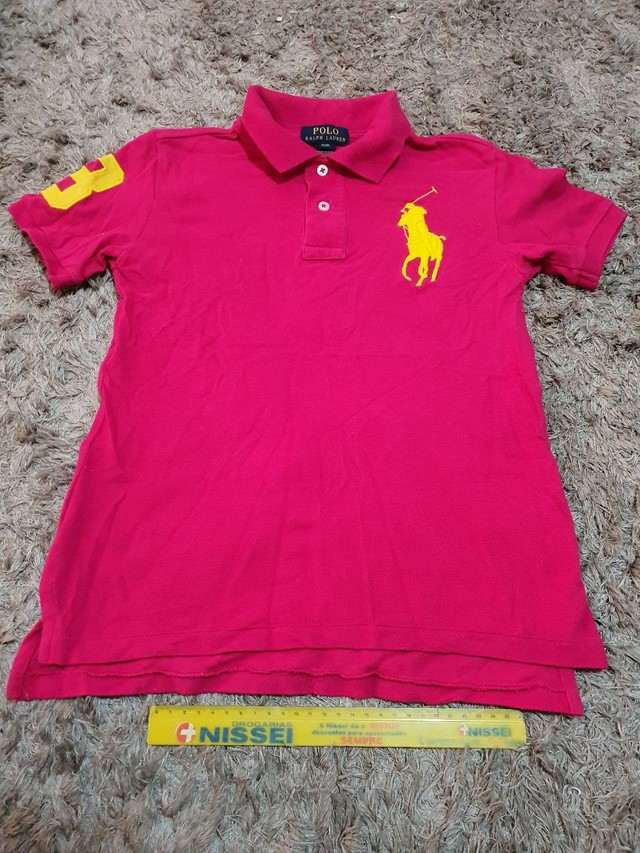 Camisa Brasil Polo Ralph Lauren  Roupa Infantil para Menino Polo