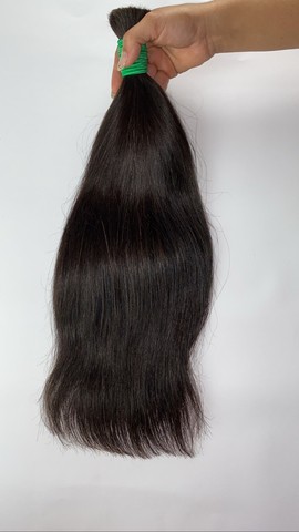 Cabelo humano liso de 55cm