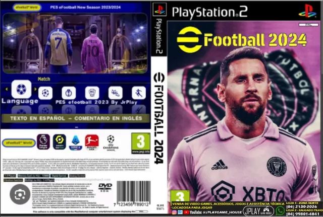 PES 23 ATUALIZADO ABRIL - JOGO PLAYSTATION 2 GAME - PS2 - 202 - Escorrega o  Preço