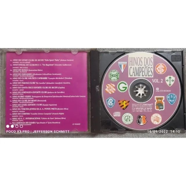 CD Hino dos Campeões Vol. 2 - Foto 2