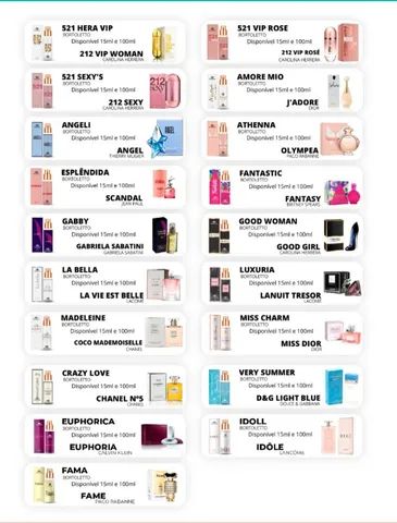 Perfume Original Bortoletto - 15ml e 100ml - Foto 3