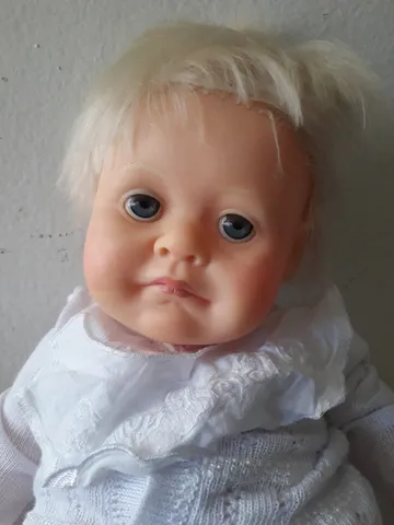 Bebê Reborn Recém-Nascido 3D-49 Cm Olhos Abertos