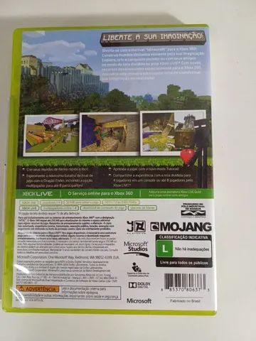 Minecraft original de xbox 360 - Videogames - Guará I, Brasília 1234490885