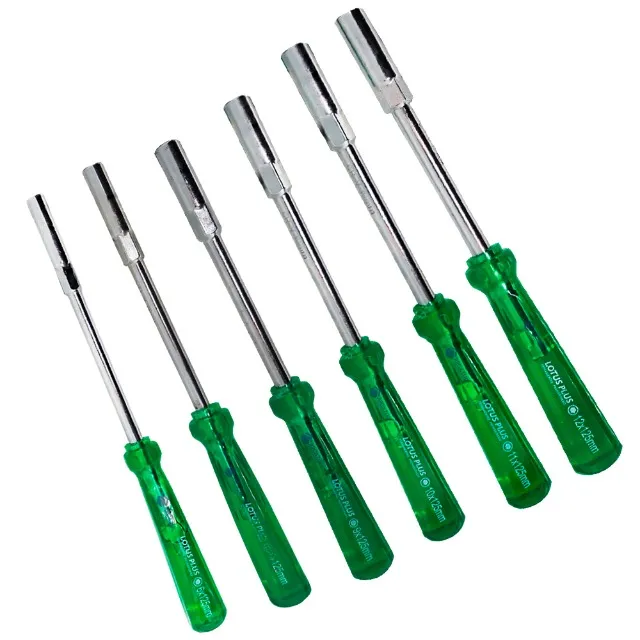Kit de Chave Canhão 6 a 12mm Cromo Vanádio 6 Peças Lotus