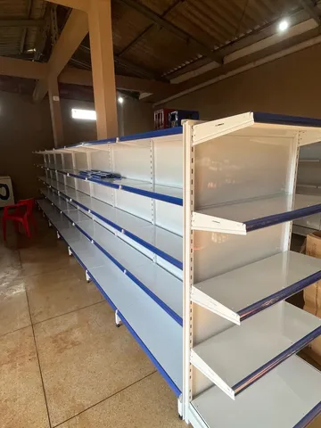 Gôndolas novas de aço pronta entrega comercio em geral