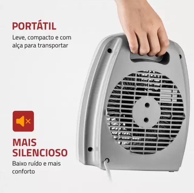Termoventilador Mondial A-08 Portátil - Foto 4