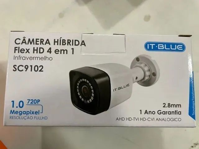 Câmera de Vigilância Infravermelho híbrida 1 Megapixel 720p