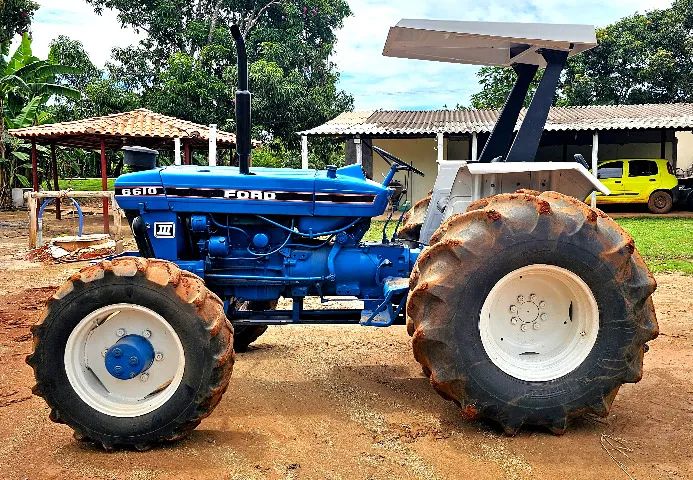 Trator Ford 6610 Traçado 4x4 Turbo Conservado Pronto Para o Trabalho - Foto 3