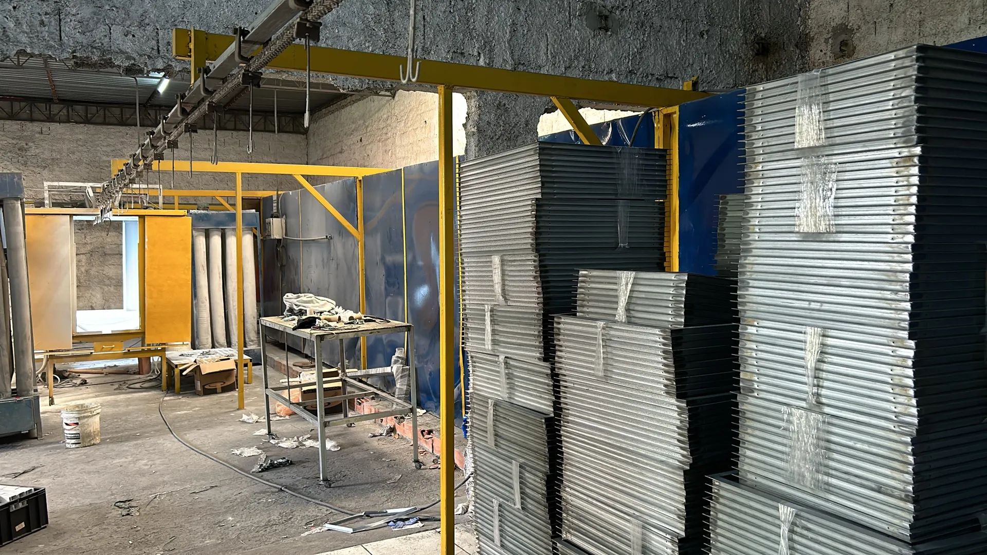 Linha contínua para pintura eletrostática  - Foto 3