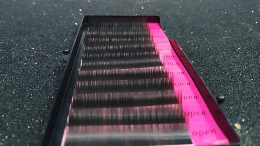 Cilios Fio A Fio Cartela Pink 12l 12mm - Foto 2