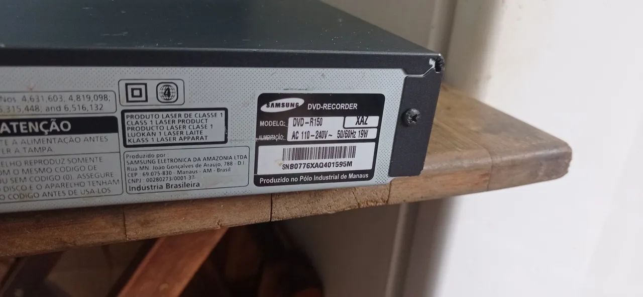 Gravador de DVD Samsung DVD-R150.leia a descrição. - Foto 3