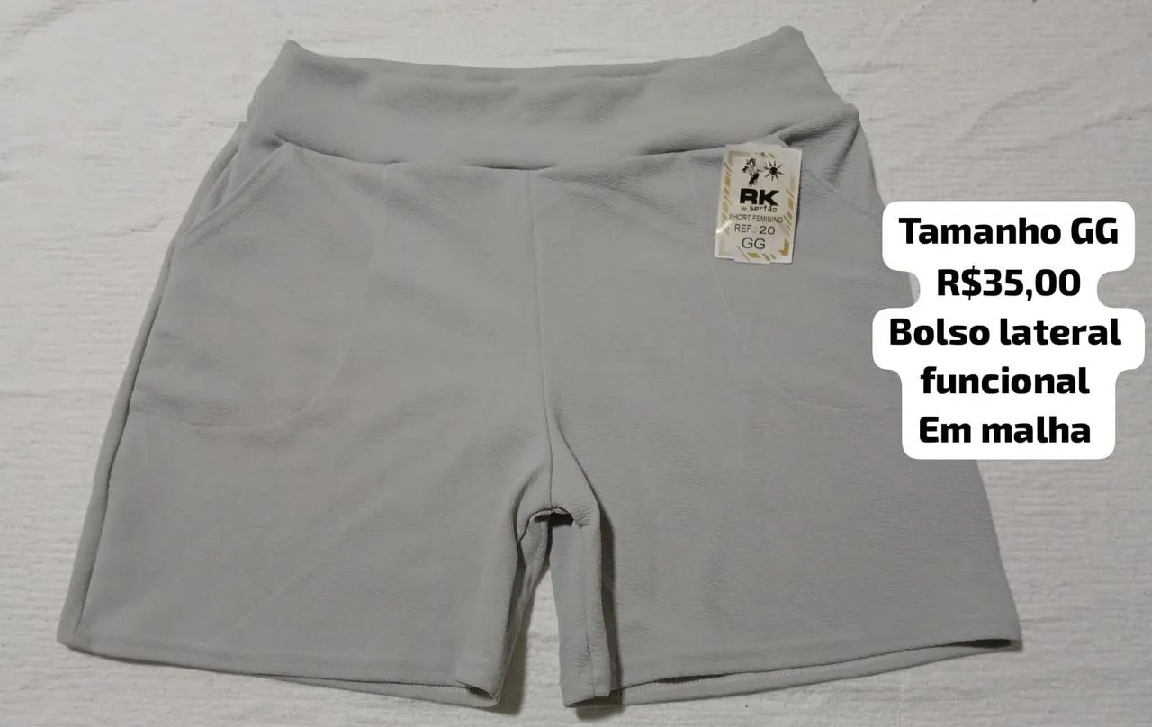 Short Feminino GG em Malha  - Foto 3