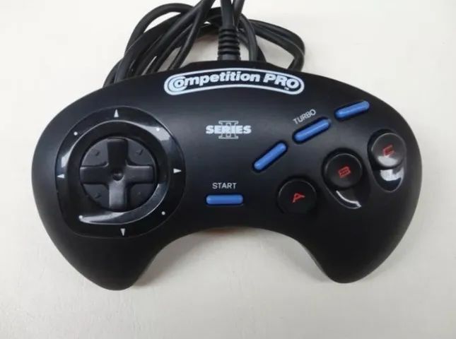 Controle Turbo Competition Pro Para Mega Drive - Foto 2