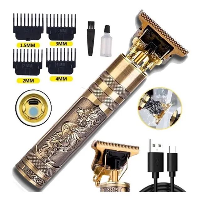 Maquina de Cortar Cabelo, Barba e Aparador de Pelos T9  - Foto 3