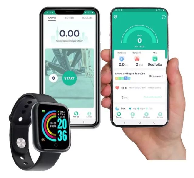 Smartwatch Relógio Inteligente Altomex p/Android IOS- D20 - Foto 5