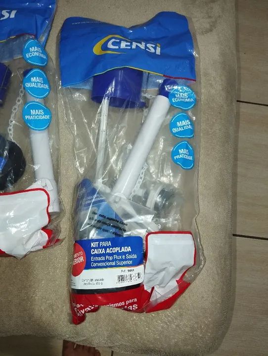 Kit para caixa acoplada marca CENSI esse valor e de um kit - Foto 4