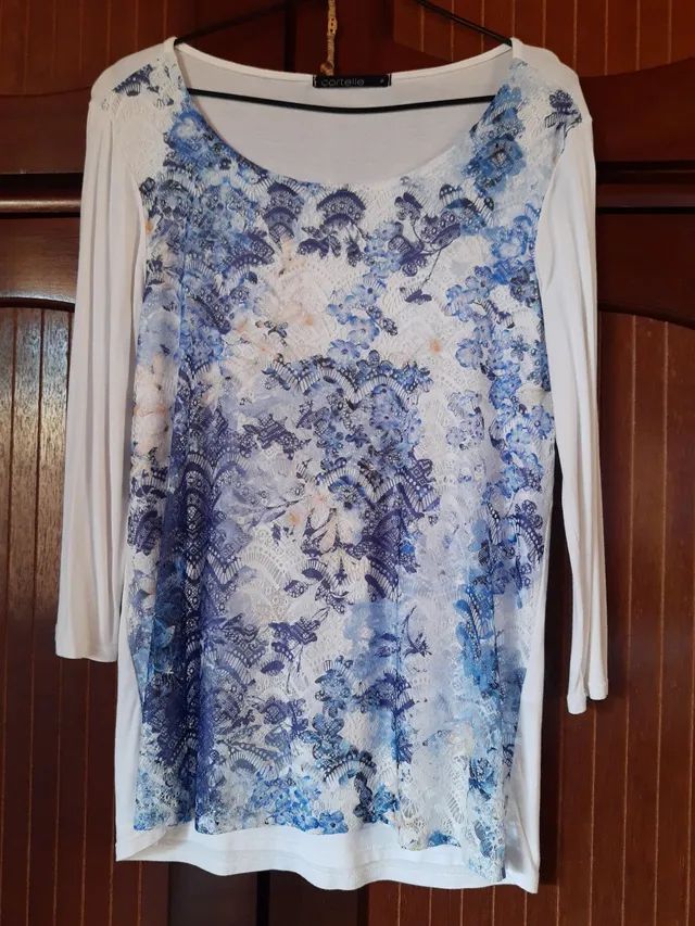 Blusas femininas com renda - Foto 3