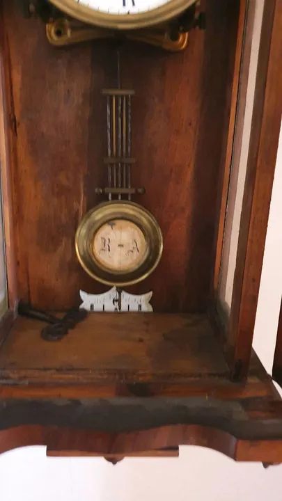 Relógio Alemão de parede 12 badaladas (+100 anos) - Foto 6