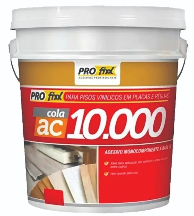 Cola Piso Vinílico E Emborrachado AC10000 4KG