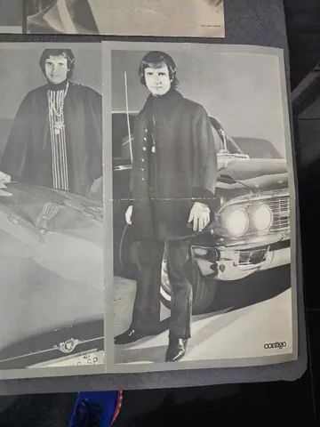 Antiguidade pôster revista contigo década 70 80 roberto carlos