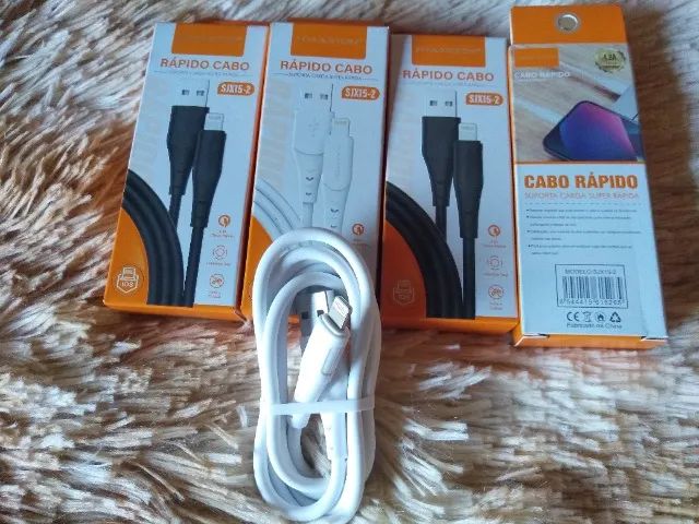 Cabo USB Carregador/ Cabo de Dados 4.8A/ iPhone/ V8/ Tipo-C/ H'Maston Original - Foto 5