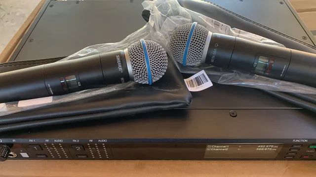SHURE AXIENT G55  Com Talk. com 02 bastões Beta 58A, A Pronta entrega !!!! 1