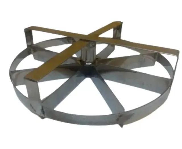 ARO CORTADOR DE PIZZA DOCE 35CM - 8 FATIAS ALTAS COM ALÇA NOGUEMAC - Foto 2