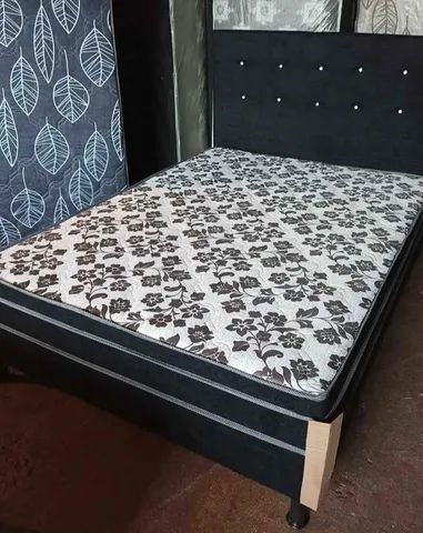 Cama casal conjugado em espuma com cabeceira  - Foto 4
