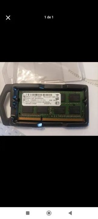 Memória RAM Notebook DDR3 4GB