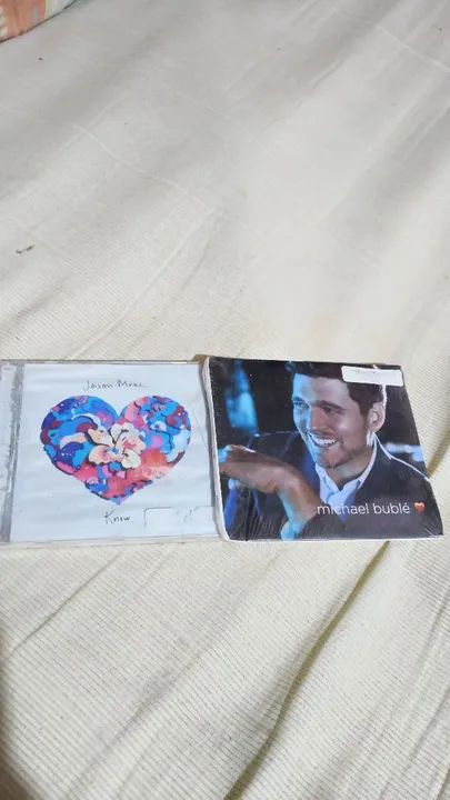 CDs Jason Mraz e Michael Bublé (Lacrados)