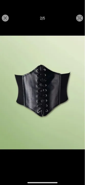 Corset preto cintura