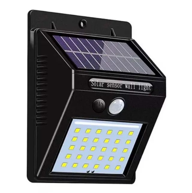 Luminária Solar Led C/ Sensor Presença 30 Leds Ref. Lky-0030 000413