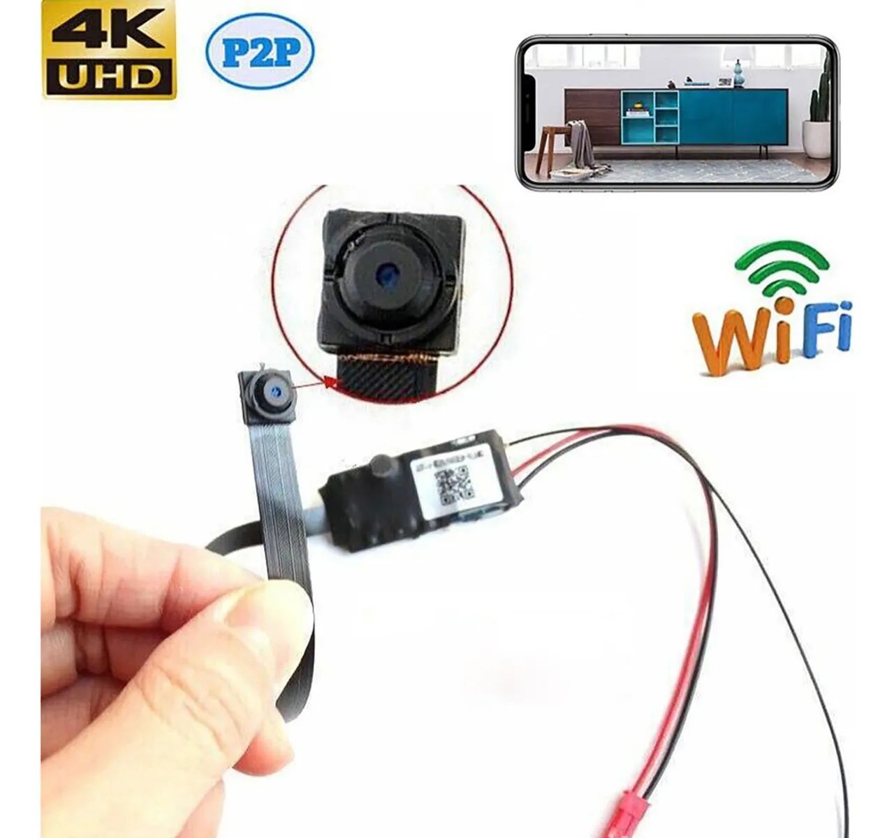 2 Câmeras espiã Wi-Fi