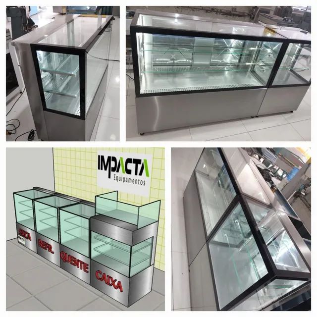 Expositora inox-montar ou renovar seu comércio  - Foto 3