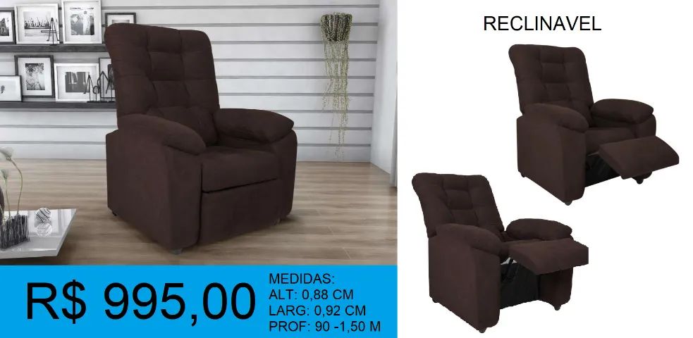Poltrona do papai - Otima qualidade  * Melhor do mercado*  - Foto 2
