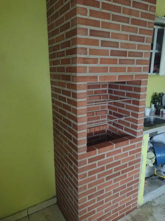 Churrasqueira predial no tijolo vermelho  - Foto 3