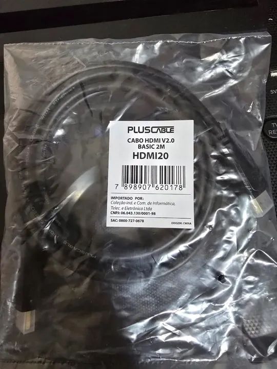 Cabo HDMI 2.0 PlusCable 2m - Novo